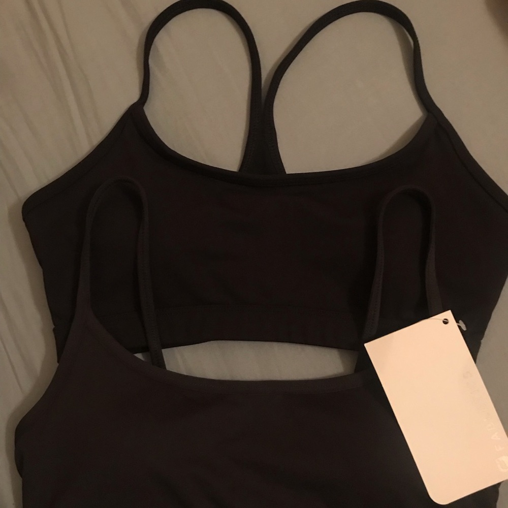 Fabletics sport bras.